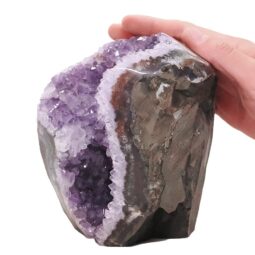 Amethyst Polished Crystal Geode Specimen DR609 | Crystal Factory