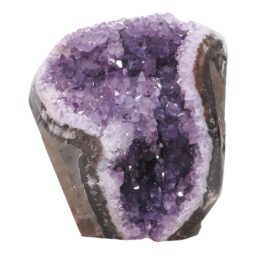 Amethyst Polished Crystal Geode Specimen DR609 | Crystal Factory