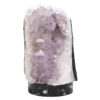 4.20kg Amethyst Lamp on Orthoseras Base - Purple LED Bulb DS2910 1 Amethyst Lamp on Orthoseras Base - Purple LED Bulb DS2910 | Crystal Factory