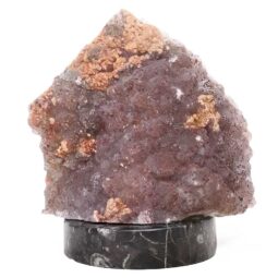 Amethyst Lamp on Orthoseras Base - Purple LED Bulb DS2913 | Crystal Factory