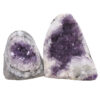 3.15kg Amethyst Polished Crystal Geode Specimen Set 2 Pieces DN2124 1 Amethyst Polished Crystal Geode Specimen Set 2 Pieces DN2124 | Crystal Factory