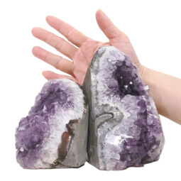 3.37kg Amethyst Polished Crystal Geode Specimen Set 2 Pieces DN2125 5 Amethyst Polished Crystal Geode Specimen Set 2 Pieces DN2125 | Crystal Factory