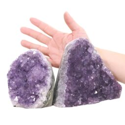 3.00kg Amethyst Polished Crystal Geode Specimen Set 2 Pieces DN2132 5 Amethyst Polished Crystal Geode Specimen Set 2 Pieces DN2132 | Crystal Factory