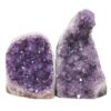 Amethyst Polished Crystal Geode Specimen Set 2 Pieces DV324 | Crystal Factory
