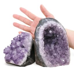 3.31kg Amethyst Polished Crystal Geode Specimen Set 2 Pieces DV325 5 Amethyst Polished Crystal Geode Specimen Set 2 Pieces DV325 | Crystal Factory