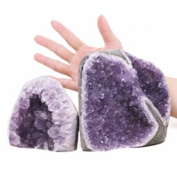 3.20kg Amethyst Polished Crystal Geode Specimen Set 2 Pieces DV326 5 Amethyst Polished Crystal Geode Specimen Set 2 Pieces DV326 | Crystal Factory