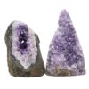 2.88kg Amethyst Polished Crystal Geode Specimen Set 2 Pieces DV328 2 Amethyst Polished Crystal Geode Specimen Set 2 Pieces DV328 | Crystal Factory