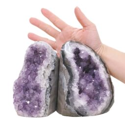 3.25kg Amethyst Polished Crystal Geode Specimen Set 2 Pieces DV329 5 Amethyst Polished Crystal Geode Specimen Set 2 Pieces DV329 | Crystal Factory