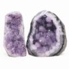 3.25kg Amethyst Polished Crystal Geode Specimen Set 2 Pieces DV329 2 Amethyst Polished Crystal Geode Specimen Set 2 Pieces DV329 | Crystal Factory