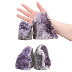 3.06kg Amethyst Polished Crystal Geode Specimen Set 4 Pieces DK1149 5 Amethyst Polished Crystal Geode Specimen Set 4 Pieces DK1149 | Crystal Factory