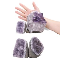 3.26kg Amethyst Polished Crystal Geode Specimen Set 4 Pieces DK1151 5 Amethyst Polished Crystal Geode Specimen Set 4 Pieces DK1151 | Crystal Factory