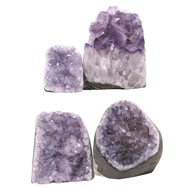 3.26kg Amethyst Polished Crystal Geode Specimen Set 4 Pieces DK1151 3 Amethyst Polished Crystal Geode Specimen Set 4 Pieces DK1151 | Crystal Factory