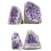 2.99kg Amethyst Polished Crystal Geode Specimen Set 4 Pieces DK1153 1 Amethyst Polished Crystal Geode Specimen Set 4 Pieces DK1153 | Crystal Factory
