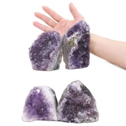 3.09kg Amethyst Polished Crystal Geode Specimen Set 4 Pieces DK1154 5 Amethyst Polished Crystal Geode Specimen Set 4 Pieces DK1154 | Crystal Factory