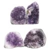 3.09kg Amethyst Polished Crystal Geode Specimen Set 4 Pieces DK1154 1 Amethyst Polished Crystal Geode Specimen Set 4 Pieces DK1154 | Crystal Factory
