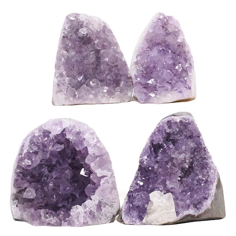 3.30kg Amethyst Polished Crystal Geode Specimen Set 4 Pieces DK1159 3 Amethyst Polished Crystal Geode Specimen Set 4 Pieces DK1159 | Crystal Factory