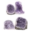 3.04kg Amethyst Polished Crystal Geode Specimen Set 4 Pieces DK1162 1 Amethyst Polished Crystal Geode Specimen Set 4 Pieces DK1162 | Crystal Factory