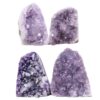3.05kg Amethyst Polished Crystal Geode Specimen Set 4 Pieces DK1164 1 Amethyst Polished Crystal Geode Specimen Set 4 Pieces DK1164 | Crystal Factory