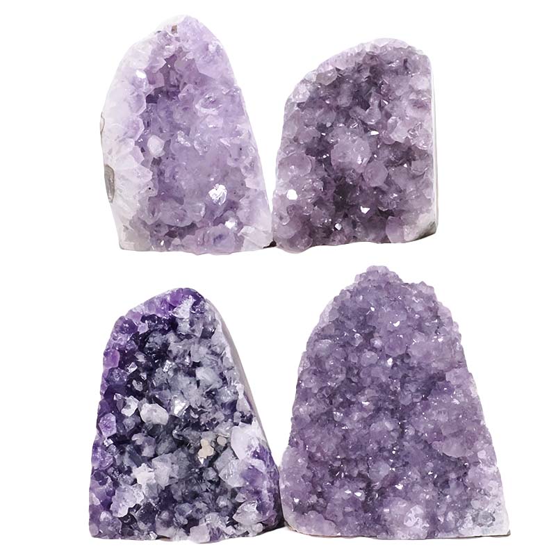 3.05kg Amethyst Polished Crystal Geode Specimen Set 4 Pieces DK1164 3 Amethyst Polished Crystal Geode Specimen Set 4 Pieces DK1164 | Crystal Factory