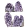 2.88kg Amethyst Polished Crystal Geode Specimen Set 4 Pieces DK1166 1 Amethyst Polished Crystal Geode Specimen Set 4 Pieces DK1166 | Crystal Factory