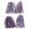 3.03kg Amethyst Polished Crystal Geode Specimen Set 4 Pieces DK1167 2 Amethyst Polished Crystal Geode Specimen Set 4 Pieces DK1167 | Crystal Factory