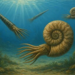 Ammonite Orthoceras