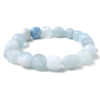 Aquamarine Freeform Beads Bracelet | Crystal Factory