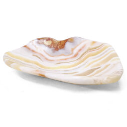 Banded Onyx Freeform Bowl DB702 | Crystal Factory
