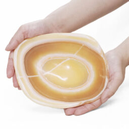 Banded Onyx Freeform Bowl DB705 | Crystal Factory
