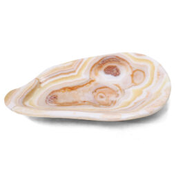 Banded Onyx Freeform Bowl DB707 | Crystal Factory