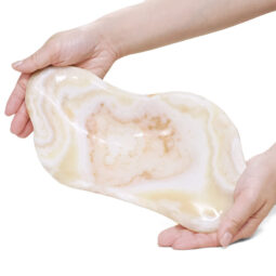 Banded Onyx Freeform Bowl DB709 | Crystal Factory