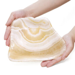 Banded Onyx Freeform Bowl DB711 | Crystal Factory