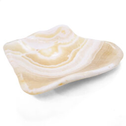 Banded Onyx Freeform Bowl DB711 | Crystal Factory