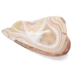 Banded Onyx Freeform Bowl DB712 | Crystal Factory