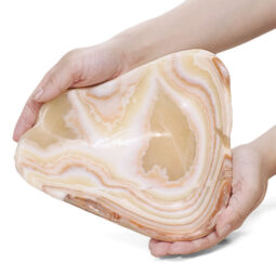 Banded Onyx Freeform Bowl DB712 | Crystal Factory
