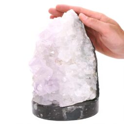 Amethyst Lamp on Orthoseras Base DS2879 | Crystal Factory