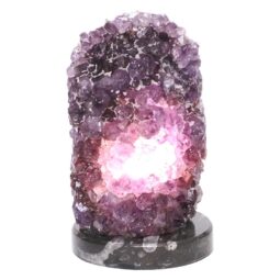 Amethyst Lamp on Orthoseras Base DS2880 | Crystal Factory
