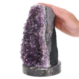 Amethyst Lamp on Orthoseras Base DS2881 | Crystal Factory