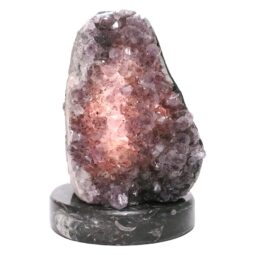 Amethyst Lamp on Orthoseras Base DS2882 | Crystal Factory