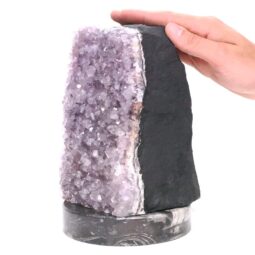Amethyst Lamp on Orthoseras Base DS2883 | Crystal Factory