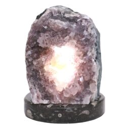 Amethyst Lamp on Orthoseras Base DS2884 | Crystal Factory
