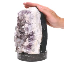 Amethyst Lamp on Orthoseras Base DS2886 | Crystal Factory