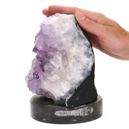 Amethyst Lamp on Orthoseras Base DS2887 | Crystal Factory