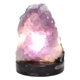 Amethyst Lamp on Orthoseras Base DS2887 | Crystal Factory