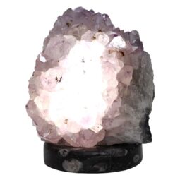 Amethyst Lamp on Orthoseras Base DS2888 | Crystal Factory