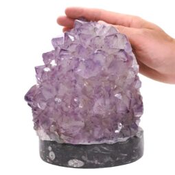 Amethyst Lamp on Orthoseras Base DS2889 | Crystal Factory