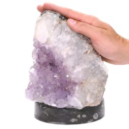 Amethyst Lamp on Orthoseras Base DS2890 | Crystal Factory