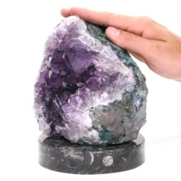 Amethyst Lamp on Orthoseras Base DS2891 | Crystal Factory
