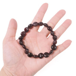 Garnet Freeform Beads Bracelet | Crystal Factory