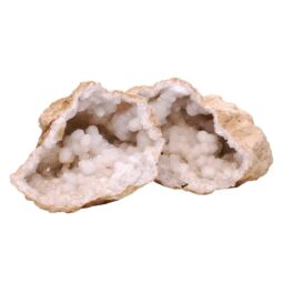 Natural Calcite Geode Pair J2167 | Crystal Factory